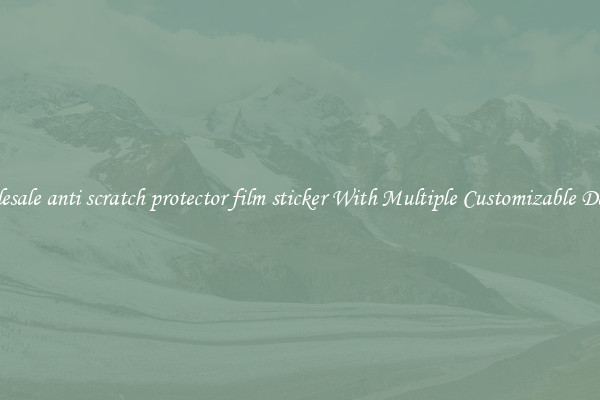 Wholesale anti scratch protector film sticker With Multiple Customizable Designs