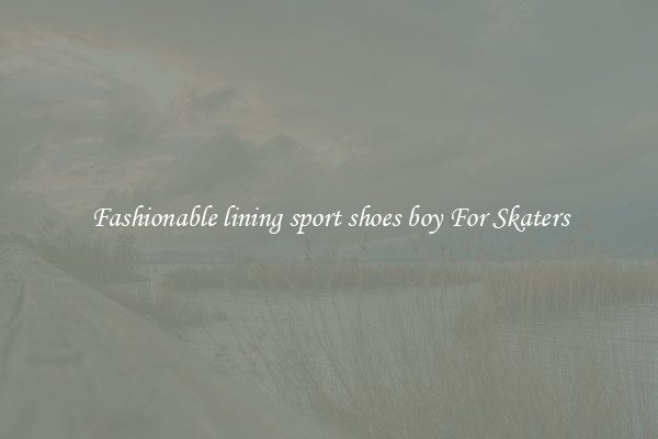 Fashionable lining sport shoes boy For Skaters