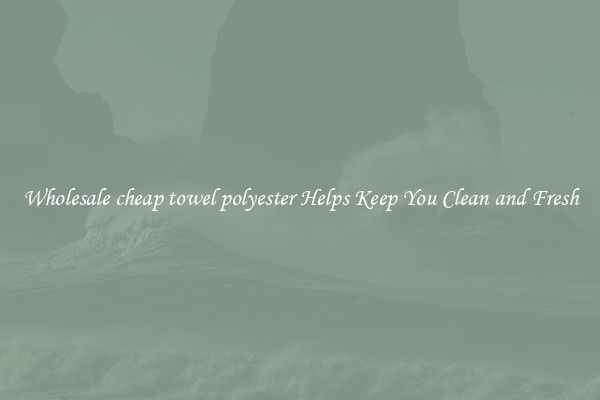 Wholesale cheap towel polyester Helps Keep You Clean and Fresh
