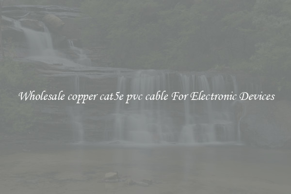 Wholesale copper cat5e pvc cable For Electronic Devices