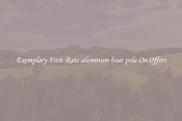 Exemplary First-Rate aluminum boat pole On Offers