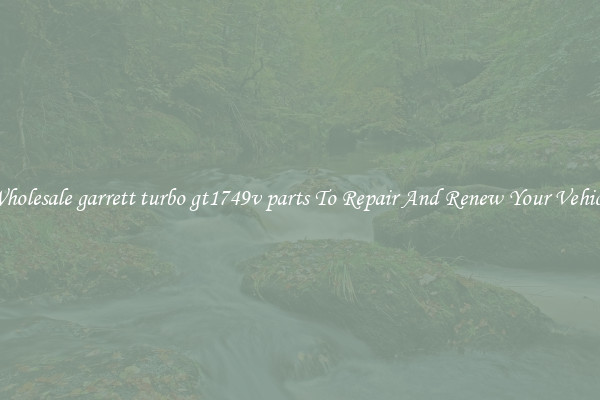 Wholesale garrett turbo gt1749v parts To Repair And Renew Your Vehicle