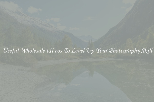 Useful Wholesale t1i eos To Level Up Your Photography Skill