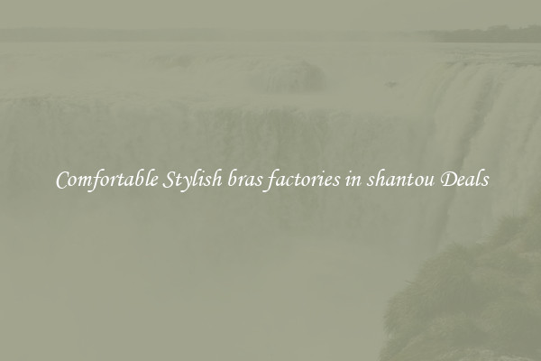 Comfortable Stylish bras factories in shantou Deals